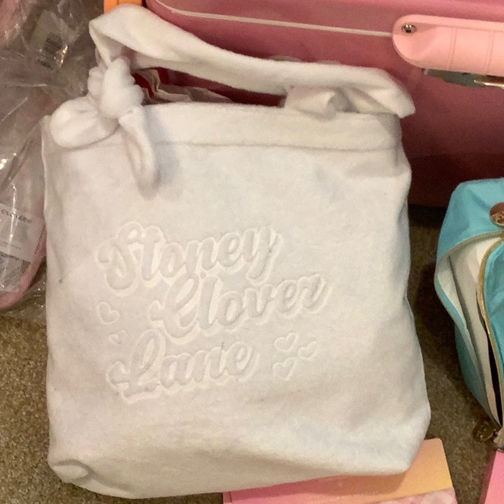 New stoney clover lane white tote